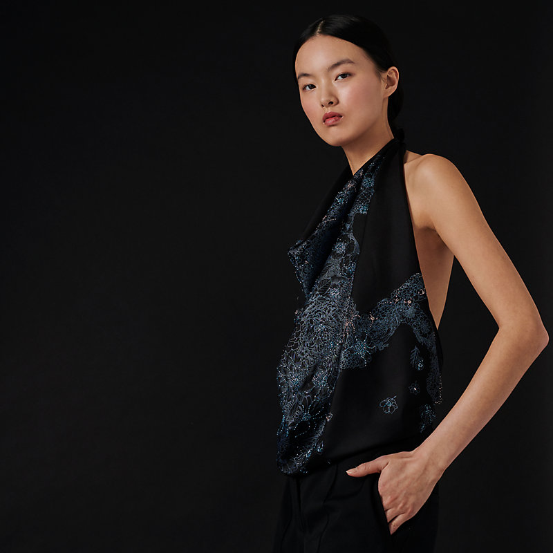 Robe Legere embroidered scarf 90 | Hermès UK